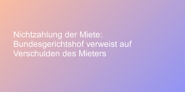 Urteil zu Mietrecht, Mietminderung und Nachbarrecht